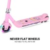 rovo kids whizkid electric scooter, ages 5 11, adjustable height, lithium battery, brushless motor, pink rovo kids whizkid electric scooter, ages 5 11, adjustable height, lithium battery, brushless motor, pink
