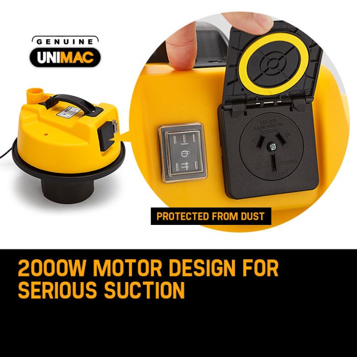 unimac 30l wet and dry vacuum cleaner blower bagless 2000w drywall vac unimac 30l wet and dry vacuum cleaner blower bagless 2000w drywall vac