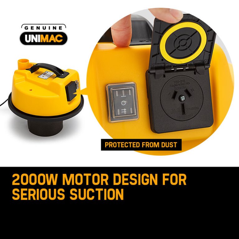 unimac 30l wet and dry vacuum cleaner blower bagless 2000w drywall vac