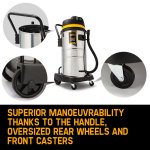 unimac 60l wet and dry vacuum cleaner bagless industrial grade drywall vac unimac 60l wet and dry vacuum cleaner bagless industrial grade drywall vac