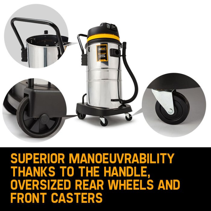 unimac 60l wet and dry vacuum cleaner bagless industrial grade drywall vac unimac 60l wet and dry vacuum cleaner bagless industrial grade drywall vac