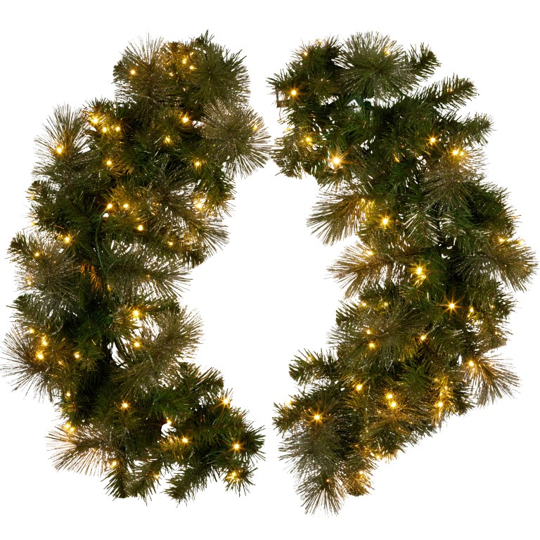 christabelle 122cm battery operated split christmas wreath glittery gold pine christabelle 122cm battery operated split christmas wreath glittery gold pine