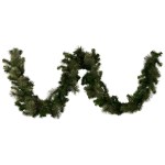 christabelle 274cm battery operated christmas garland glittery gold pine