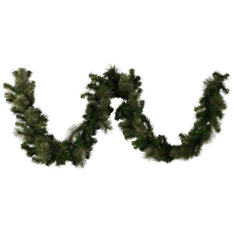 christabelle 274cm battery operated christmas garland glittery gold pine