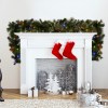 christabelle 274cm battery operated christmas garland glittery gold pine