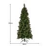 christabelle 7.5ft christmas tree slim glittery gold pine led lights xmas decor christabelle 7.5ft christmas tree slim glittery gold pine led lights xmas decor