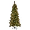 christabelle 7.5ft christmas tree slim glittery gold pine led lights xmas decor christabelle 7.5ft christmas tree slim glittery gold pine led lights xmas decor