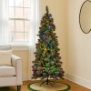 christabelle 7.5ft christmas tree slim glittery gold pine led lights xmas decor christabelle 7.5ft christmas tree slim glittery gold pine led lights xmas decor