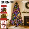 christabelle 9ft christmas tree glittery gold pine needles 850 led lights xmas christabelle 9ft christmas tree glittery gold pine needles 850 led lights xmas