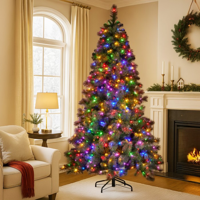christabelle 9ft christmas tree glittery gold pine needles 850 led lights xmas christabelle 9ft christmas tree glittery gold pine needles 850 led lights xmas