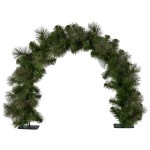 christabelle 60cm battery operated tabletop christmas archway glittery gold