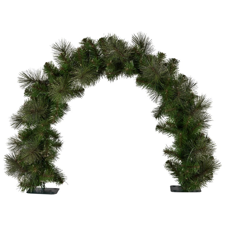 christabelle 60cm battery operated tabletop christmas archway glittery gold
