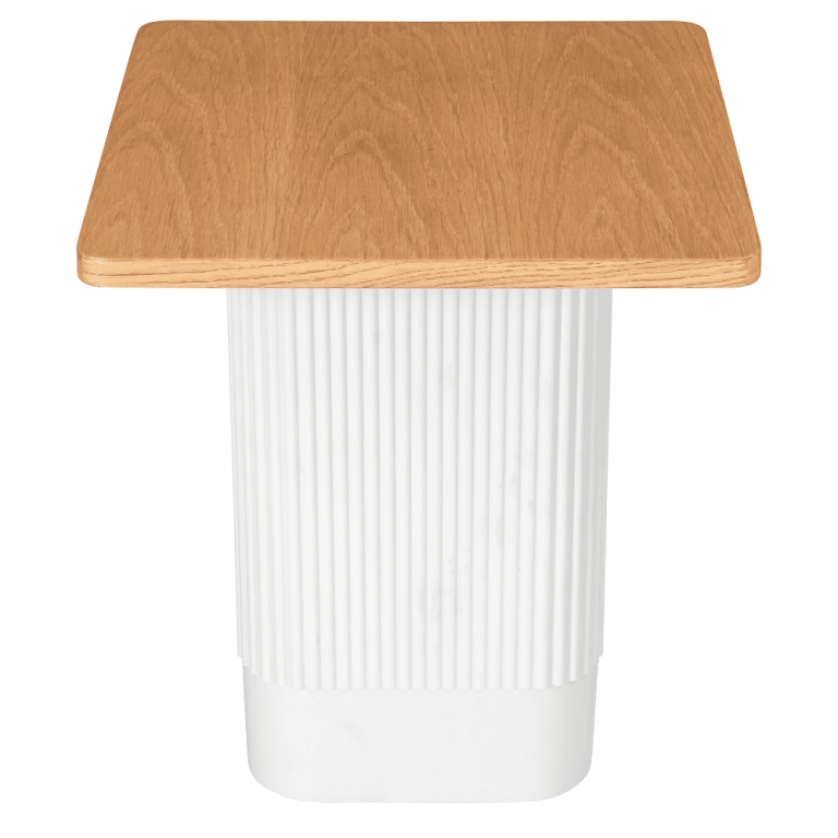 clara dusk natural side table