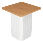clara dusk natural side table