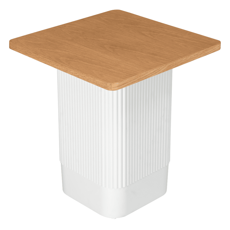 clara dusk natural side table
