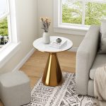 golden halo round side table golden halo round side table