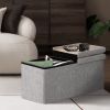 foldable storage ottoman flip lid side table toy blanket organiser seat kira grey foldable storage ottoman flip lid side table toy blanket organiser seat kira grey