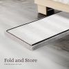 foldable storage ottoman flip lid side table toy blanket organiser seat kira grey foldable storage ottoman flip lid side table toy blanket organiser seat kira grey