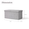 foldable storage ottoman flip lid side table toy blanket organiser seat kira grey foldable storage ottoman flip lid side table toy blanket organiser seat kira grey
