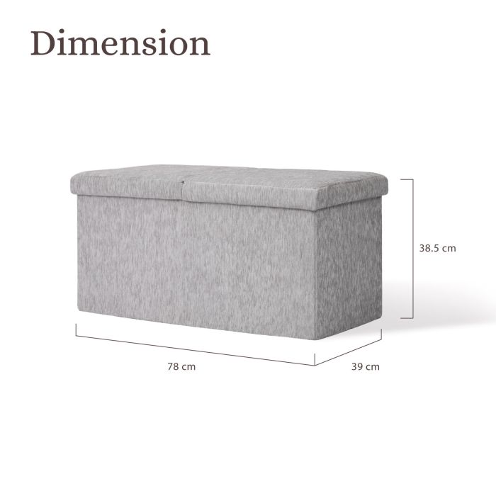 foldable storage ottoman flip lid side table toy blanket organiser seat kira grey foldable storage ottoman flip lid side table toy blanket organiser seat kira grey