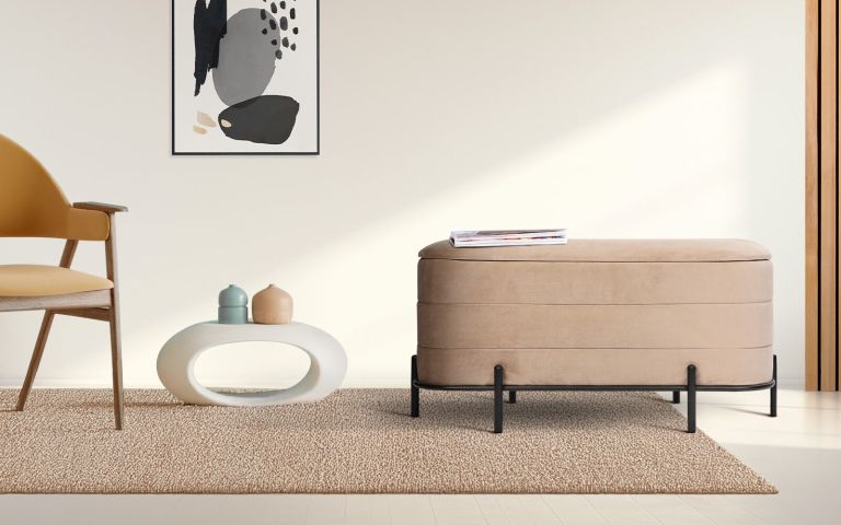 la bella coffee table storage ottoman velvet blanket box bench remi camel beige la bella coffee table storage ottoman velvet blanket box bench remi camel beige
