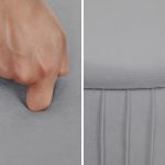 side table storage ottoman velvet padded stool vanity footstool remy grey side table storage ottoman velvet padded stool vanity footstool remy grey