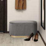 3 piece set storage ottoman blanket box velvet padded bench stool faye grey 3 piece set storage ottoman blanket box velvet padded bench stool faye grey