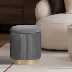 3 piece set storage ottoman blanket box velvet padded bench stool faye grey 3 piece set storage ottoman blanket box velvet padded bench stool faye grey