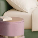2x side table storage ottoman velvet padded stool vanity footstool remi pink 2x side table storage ottoman velvet padded stool vanity footstool remi pink