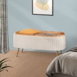 coffee table storage ottoman corduroy padded blanket box bench esme cream coffee table storage ottoman corduroy padded blanket box bench esme cream