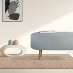 coffee table storage ottoman corduroy padded blanket box bench esme dusty blue