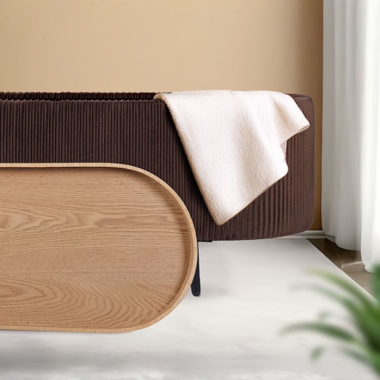 coffee table storage ottoman velvet padded blanket box bench irene brown