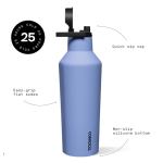 corkcicle sport canteen 600ml walnut wood