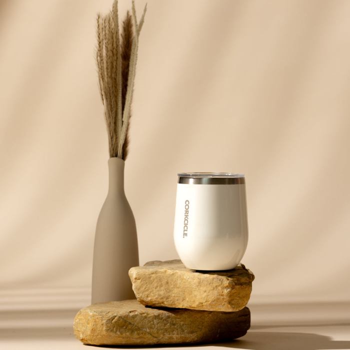 corkcicle stemless 355ml gloss white corkcicle stemless 355ml gloss white