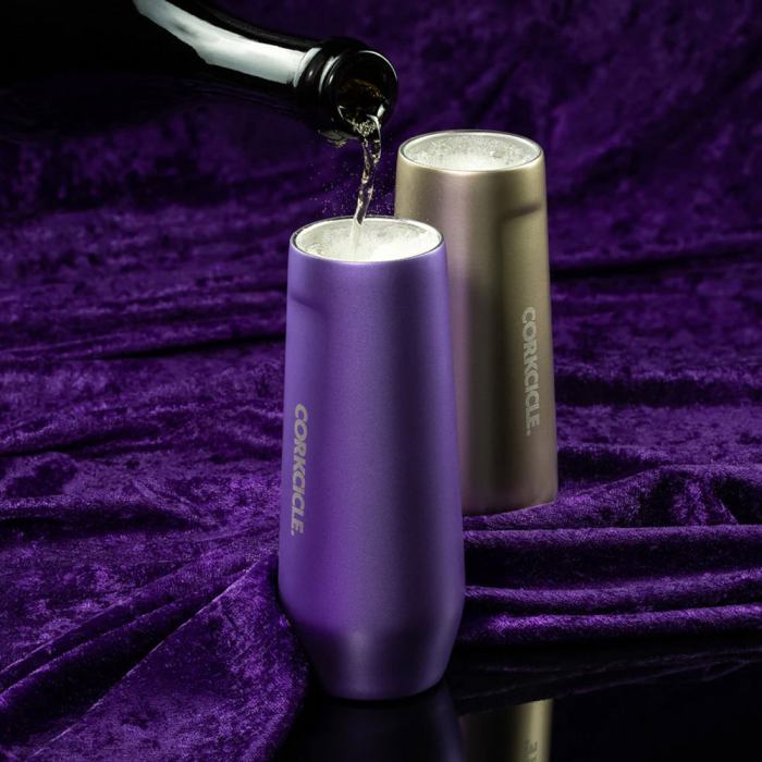 corkcicle stemless flute 207ml unicorn magic