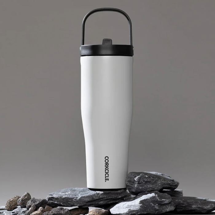 corkcicle go cup xl 887ml walnut wood