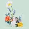 corkcicle stemless 340ml rifle paper garden party cream corkcicle stemless 340ml rifle paper garden party cream