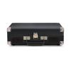 crosley cruiser bluetooth portable turntable black + bundled crosley record storage crate