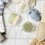 kreafunk alight bluetooth speaker dusty olive