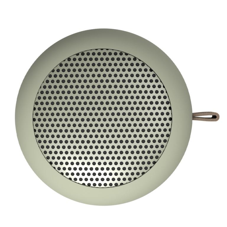 kreafunk alight bluetooth speaker dusty olive