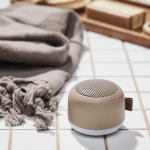 kreafunk alight bluetooth speaker ivory sand