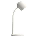 kreafunk ellie lamp w/ qi charger and bluetooth speaker white