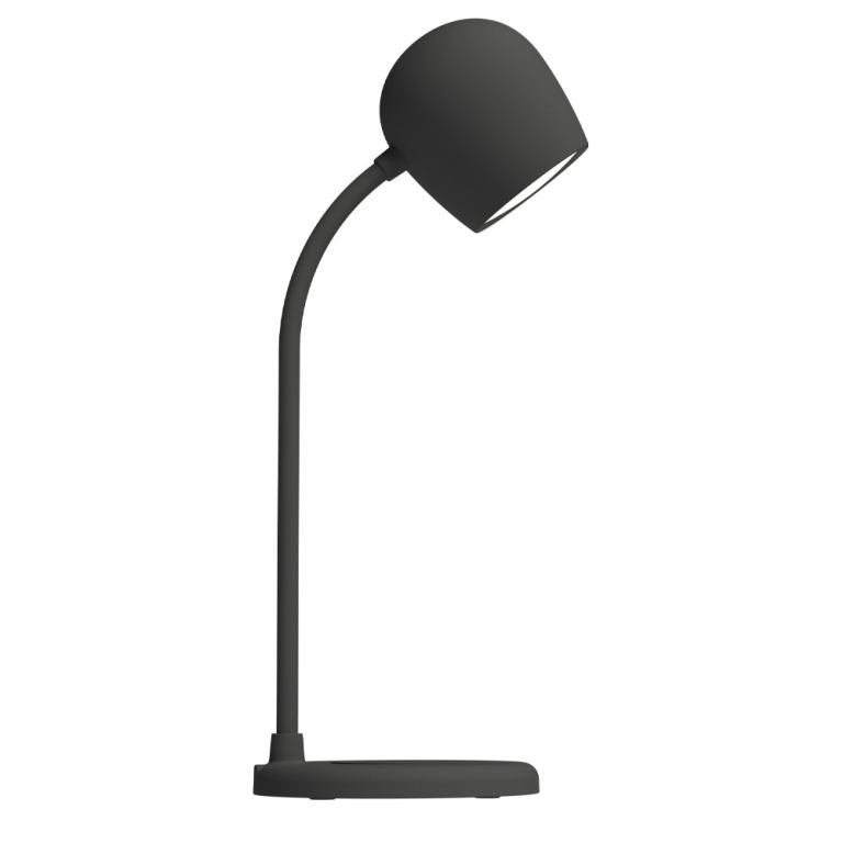 kreafunk ellie lamp w/ qi charger and bluetooth speaker black kreafunk ellie lamp w/ qi charger and bluetooth speaker black