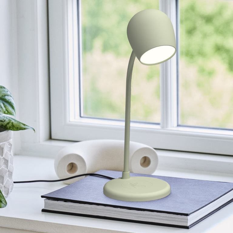 kreafunk ellie lamp w/ qi charger and bluetooth speaker dusty olive kreafunk ellie lamp w/ qi charger and bluetooth speaker dusty olive