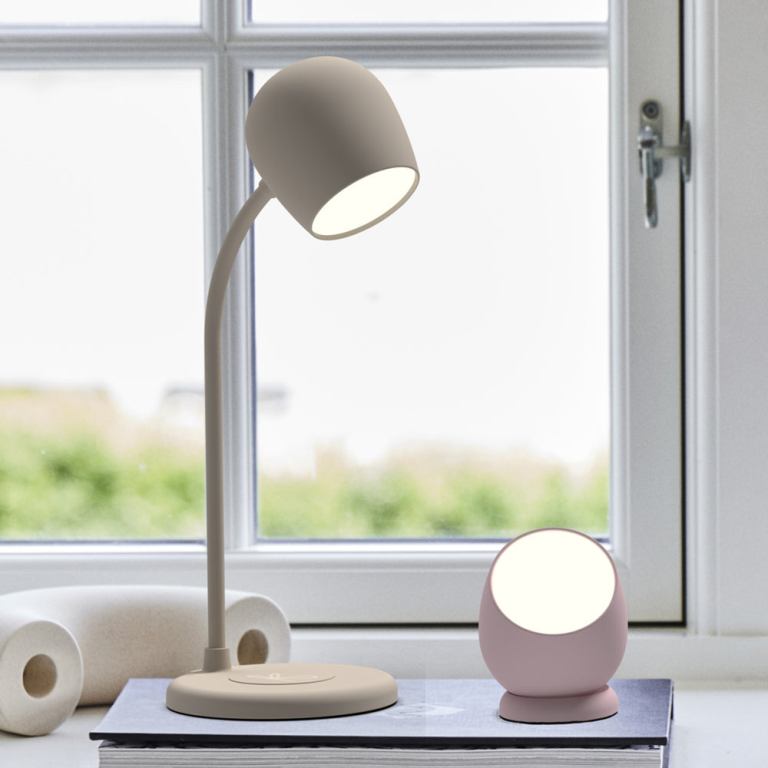 kreafunk ellie lamp w/ qi charger and bluetooth speaker ivory sand kreafunk ellie lamp w/ qi charger and bluetooth speaker ivory sand