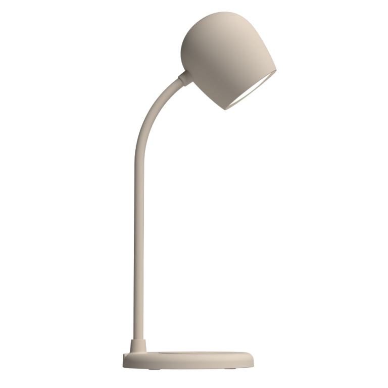 kreafunk ellie lamp w/ qi charger and bluetooth speaker ivory sand kreafunk ellie lamp w/ qi charger and bluetooth speaker ivory sand