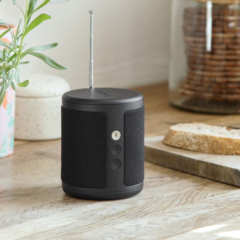 kreafunk dabbie dab+/fm radio w/ bluetooth black
