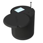 kreafunk dabbie dab+/fm radio w/ bluetooth black