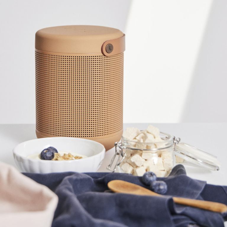 kreafunk amajor 2 bluetooth speaker cotta orange