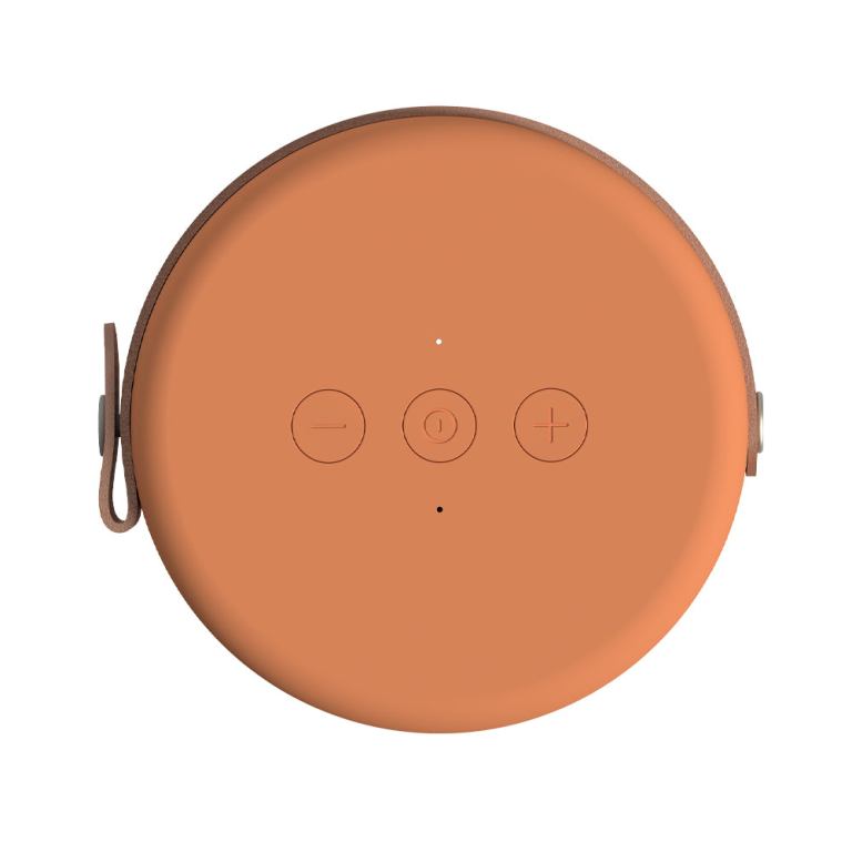 kreafunk amajor 2 bluetooth speaker cotta orange